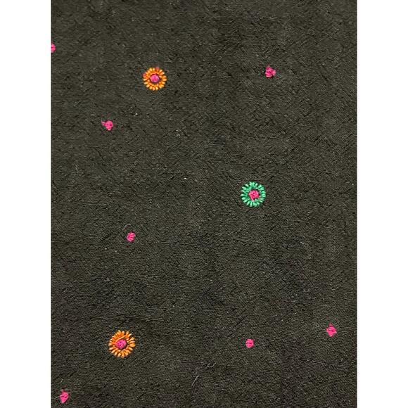 Paris Atlier & Other Stories - Black Floral Crew Neck - L/S - Shift Dress Sz 6 - Picture 4 of 6